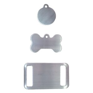 Chapitas para perros sin grabar (descuento por cantidad!)