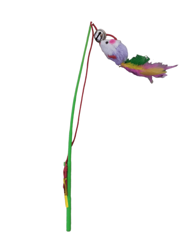 juguete para gatos cañita raton
