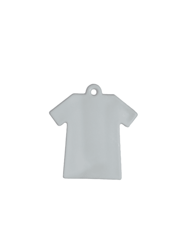 Llavero polimero plastico sublimable camiseta - Imagen 2