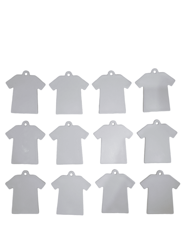 Llavero polimero plastico sublimable camiseta - Imagen 3
