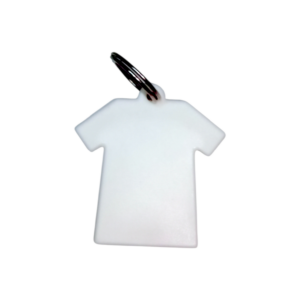 llavero camiseta polimero sublimable