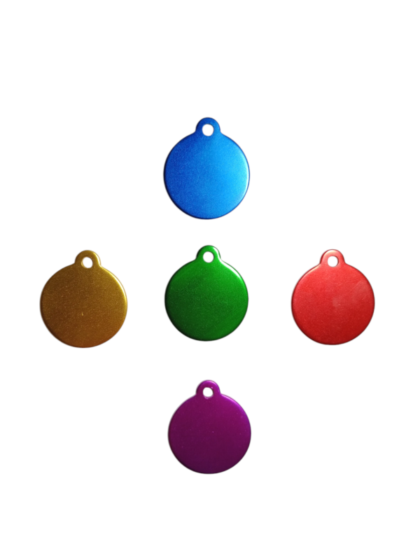 Chapitas para perros anodizadas x5 - Imagen 12