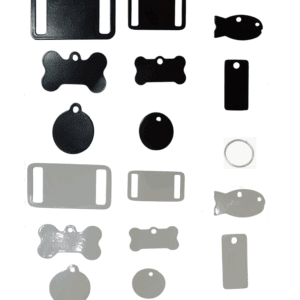 Combos chapitas para perros aluminio epoxi