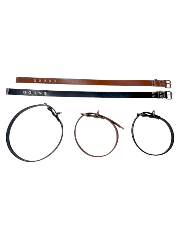 Collares de cuero PU para perros - Imagen 3