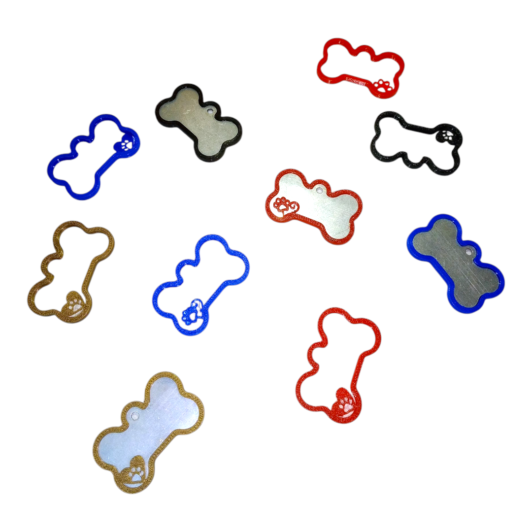 Marcos embellecedores chapitas para mascotas