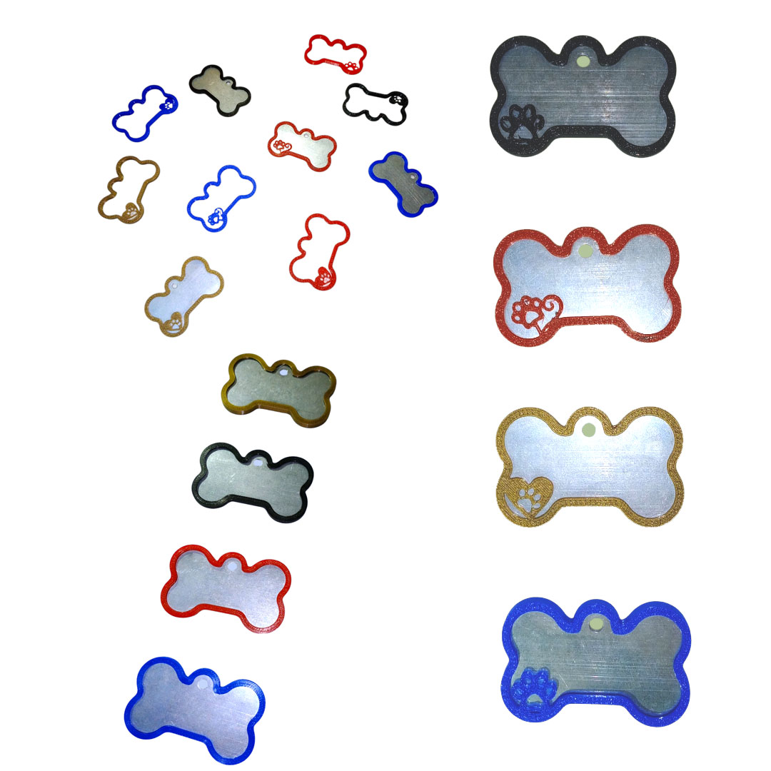 Marcos embellecedores chapitas para mascotas - Imagen 2